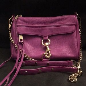 Rebecca Minkoff Mini Mac Bag - purple/ fuchsia